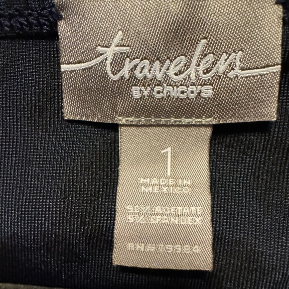 Chico's Travelers Hi/Low Tunic Top - Picture 6 of 6